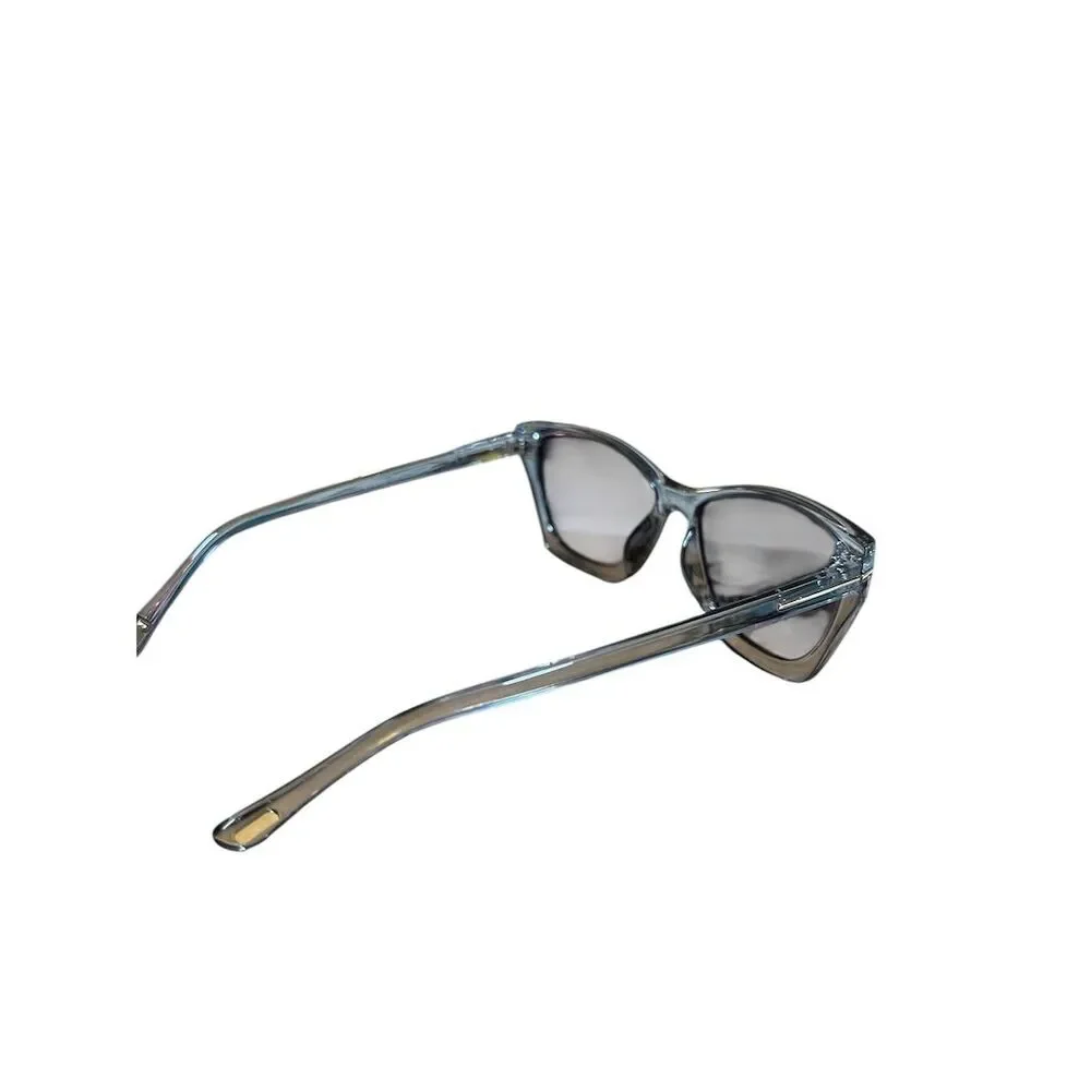 Cat Eye Sunglasses Gray Frame UV400 Protection
